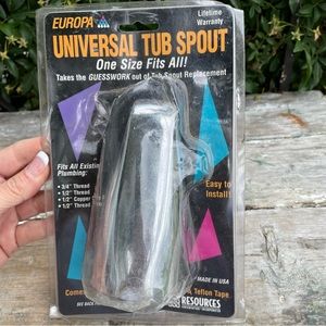 Europa Universal tub spout USA